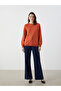 Esvab • Modern & Distinctive Zero Roba Collar Floral Women's Knitwear Sweater - 6