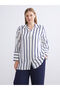 Striped Women's Shirt Tunic - 6