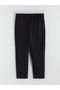 Two Mt Shop Quality Lcw Grace Black Denim Straight & Flat Waist Elastic Straight Leg Women's Jean Pants - 4