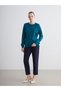 Özmarka New Season Crew Neck Floral Women's Knitwear Sweater - 5