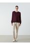 Crew Neck Women's Knitwear Cardigan (W5) - 3