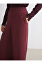 Wide Leg Women's Trousers with Elastic Waist - 4