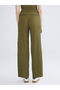 Elastic Waist Textured Women's Trousers - 4