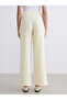 Elastic Waist Textured Muslin Women's Trousers - 4