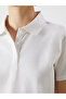 Esvab • Modern & Distinctive Devrik Roba Collar Piqué Women's T-Shirt - 7