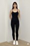 Women's Tight-Fitting Long Leggings Jumpsuit with Lycra Straps