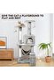 Cat Tree Tower for Indoor Cats — Multi-Level Cat Condo with 4 Sisal Scratching Posts - 7