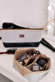 Makeup Bag and Hair Straightener Bag (Gray)