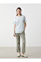 Textured Women's Trousers with Elastic Waist (S5)