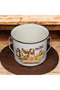 Enameled Bakraç Yogurt Storage Set 16-18-20-22 cm 2 Lt 3 Lt 4 Lt 5 Lt Kitchen Patterned - 3