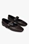 Women's Neria Brown Leather Trock Ballerinas