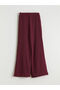 Elastic Waist Textured Women's Trousers - 5