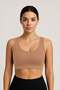 Women's Wide Strap Padded Basic Sports Tank Top 3 Pieces