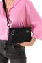 Women's 3 Compartment Parachute Fabric Adjustable Crossbody Bag - 2