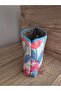 Quilted Watercolor Look Flowers (Makeup Bag/Handbag/Purse-Luggage Organizer) - 5