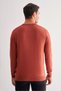 Pink Crew Neck Pocketless Comfort Fit Classic Wool Knitwear Sweater 1012255006 - 5
