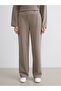 Two Mt Shop Quality Lcw Vision Brown Interlock Plain Standard & Regular Women's Sweatpants - 2