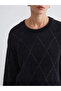 Diamond Patterned Women's Knitwear Sweater - 3