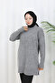 Pompom Knitwear Sweater S3023 Gray - 3