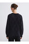 Diamond Patterned Women's Knitwear Sweater - 4
