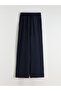 Esvab • Modern & Distinctive Wide-Leg Women's Trousers with Waist Drawstring - 8