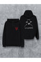 V for Vendetta Printed Black Hooded Hoodie Sweatshirt Hoodie