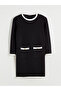 Crew Neck Knit Dress - 5