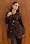 Women's Patterned Shirt and Pants Two-Piece Set - 3