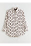 Özmarka New Season Patterned Satin Women's Shirt Tunic - 5