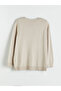 Crew Neck Women's Knitwear Sweater - 6