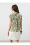 Nevavm Patterned Women's Shirt with Difference - 4