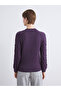 Özmarka New Season Crew Neck Self-Patterned Women's Knitwear Sweater - 4