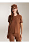 Rmz Gi̇yi̇m Farkiyla Zero Roba Collar Embroidered Women's T-Shirt - 2
