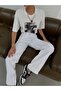 Women's Denim Palazzo Pants - 2