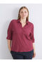 Rmz Gi̇yi̇m Farkiyla Textured Women's Shirt - 4
