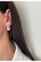 Xuping Pearl Drop Stone Detail Rose Earrings - 2