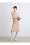 Esvab • Modern & Distinctive Zero Roba Collar Knitwear Dress - 2