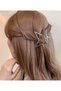 Silver Color Metal Star Model Hairpin Hair Clip 7 cm - 2