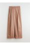 Vizyon New Season Loose Fit Wide Leg Women's Pleated Trousers - 7