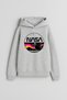 Nasa Astronaut Printed Boys Girls Children's Gray Hooded Hoodie Sweatshirt Hoodie