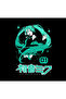 Hatsune Miku Anime Printed Unisex 100% Cotton Black Crew Neck Sweatshirt - 2