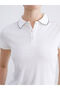 Two Mt Shop Quality Lcw Everyday White Camisole Plain Tight & Slim Short Sleeve Women's T-Shirt - 3