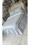 Double Size 160X200Cm Fitted Sheet with Ruffled Skirt,2 Ruffled Pillowcases and Ruffled Duvet Cover - 7