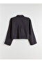 Alita City Lcw Modest Anthracite Oversize Modal Blend Women's Shirt with a Difference - 6