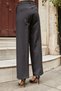 Women's Lightweight Stretchy Fabric High Waist Side Pockets Wide Leg Palazzo Pants-Black - 5