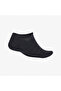 Thin and Light No-Show 3-Pack Unisex Black Socks - 2