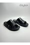 Genuine Leather Lightweight Comfortable Casual Orthopedic Sole Sporty Slippers - 7