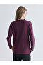 V-Neck Self-Patterned Women's Knitwear Sweater (W5) - 4