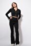 Islay Riban Hooded Spanish Leggings Tracksuit Set Black - 3