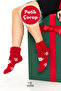 Snow Patterned Winter Women's Thermal Ribbed Ankle Warm Thick Socks Set - 3 Pairs - 6